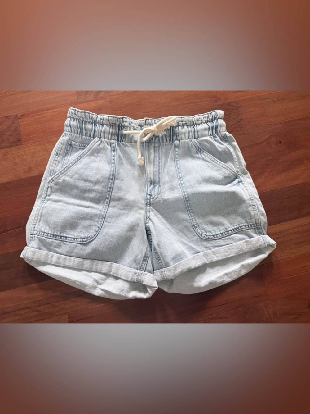 Maurices Light Blue m jeans High-Rise Shorts